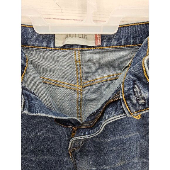 Levi's Bootcut 517s Size 36 x 30 Men's Denim Blue Jeans - Picture 6 of 14